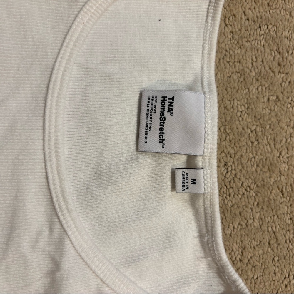 White Tank Top - Picture 2 of 3